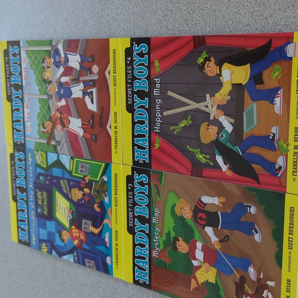 Hardy Boys secret files set of four boy books